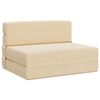 vidaXL F&auml;llbar Soffbed Gr&auml;ddvit 70 x 72 x 60 cm Tyg