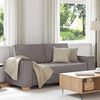 vidaXL 2-sitssoffa taupe 140 cm tyg