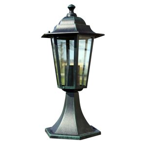 vidaXL Tr&auml;dg&aring;rdslykta m&ouml;rkgr&ouml;n/svart aluminium