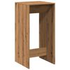 vidaXL Barbord artisian-ek 51x50x103,5 cm konstruerat tr&auml;