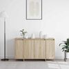 vidaXL Sideboard Sonoma-ek 135 x 41 x 75 cm Konstruerat tr&auml;