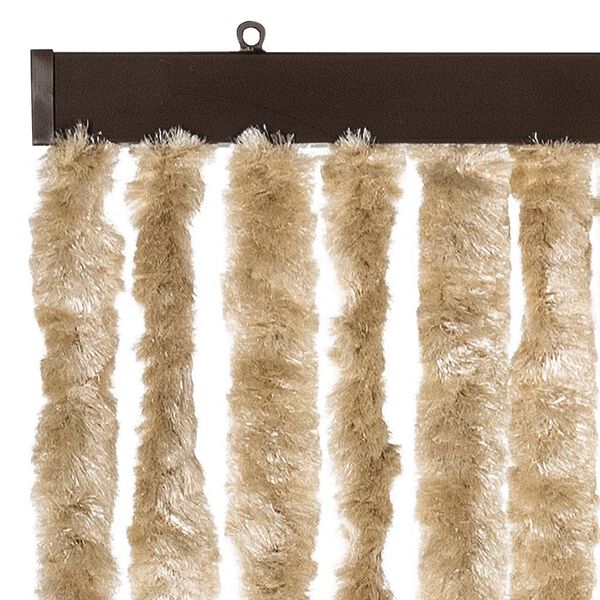 vidaXL Insektsgardin beige 100x200 cm chenille
