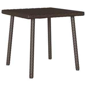vidaXL Soffbord f&ouml;r tr&auml;dg&aring;rden rektangul&auml;rt brunt 40x40x37 cm