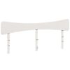 vidaXL S&auml;nggavel vit 180 cm massiv furu