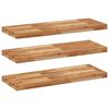 vidaXL Sv&auml;vande hyllor 3 st 100x30x4 cm behandlat massivt akaciatr&auml;