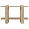 vidaXL Bokhylla/Rumsavdelare sonoma-ek 80x30x51 cm
