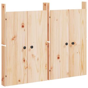 vidaXL K&ouml;ksluckor f&ouml;r utomhusbruk MEPPEL 2 st 50x9x82 cm massiv furu