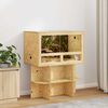 vidaXL Terrarium Brun 80 x 50 x 100 cm OSB