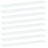 vidaXL Hyllplan 8 st vit 60x10x1,5 cm konstruerat tr&auml;