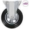 vidaXL Fasta hjul 32 st 160 mm
