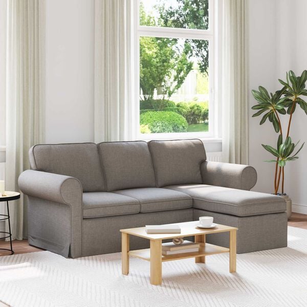 vidaXL Soffa Taupe