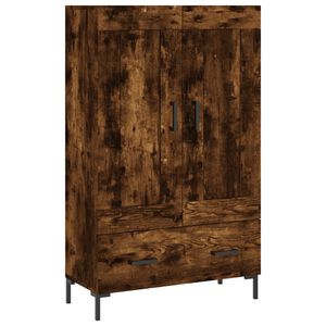 vidaXL H&ouml;gsk&aring;p r&ouml;kf&auml;rgad ek 69,5x31x115 cm konstruerat tr&auml;