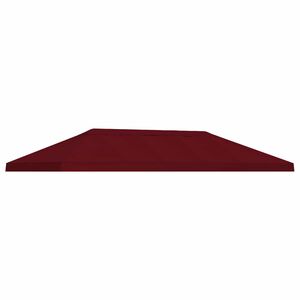 vidaXL Gazebo tak&ouml;verdrag 6 x 3 m Vinr&ouml;d Polyester 190