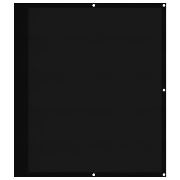 vidaXL Balkongskärm svart 120x800 cm 100% polyester oxford