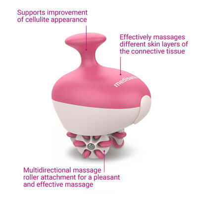 Medisana Elektrisk massageapparat mot celluliter AC 900 rosa och vit