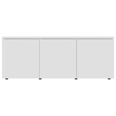 vidaXL TV-bänk vit 80x34x30 cm spånskiva
