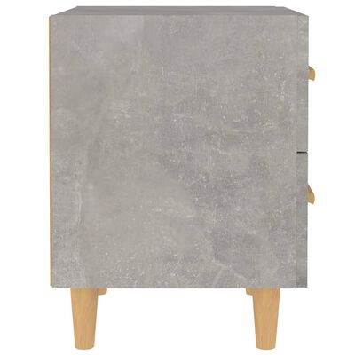 vidaXL Sängbord betonggrå 40x35x47,5 cm