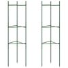 vidaXL Tomatbur 2 st 116 cm st&aring;l och PP