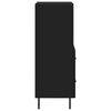 vidaXL Sk&auml;nk svart 34,5x34x90 cm konstruerat tr&auml;