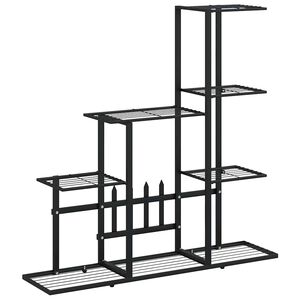 vidaXL V&auml;xtst&auml;ll 94,5x25x88 cm svart metall