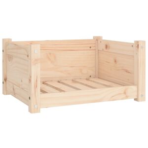 vidaXL Hundb&auml;dd 55,5x45,5x28 cm massiv furu
