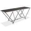vidaXL Hopf&auml;llbart tapetbord MDF och aluminium 200x60x78 cm