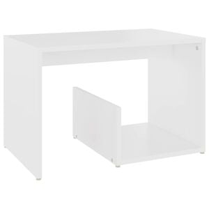 vidaXL Sidobord vit 59x36x38 cm konstruerat tr&auml;