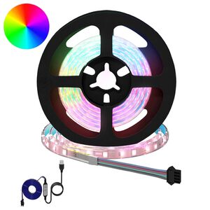 vidaXL LED Band 2 st Svart och Transparent Koppar och plast