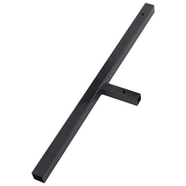 vidaXL Jordborr med handtag 250 mm stål svart