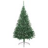 vidaXL Konstgjord F&ouml;rbelyst Julgran med 300 LED-lampor Gr&ouml;n 180 cm PVC