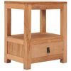 vidaXL S&auml;ngbord 40x30x50 cm massiv teak