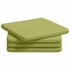 vidaXL Sittkuddar 4 pcs Ljusgr&ouml;n 40 x 40 x 3 cm tyg