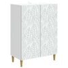 vidaXL Sideboard Vit 66 x 34,5 x 90 cm Konstruerat tr&auml;