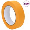 vidaXL M&aring;lartape 50 pcs Gul 30mm x 50m Papper
