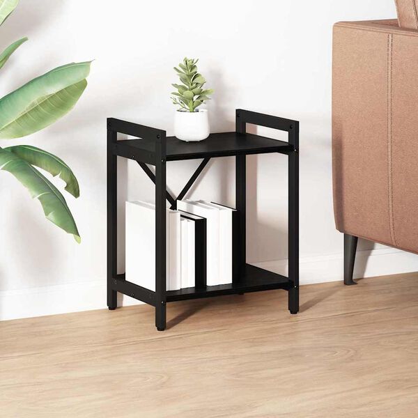 vidaXL Hyllsystem Svart Ek 40 x 30 x 50 cm Konstruerat tr&auml;