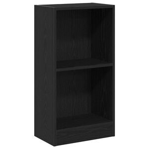 vidaXL Bokhylla svart ek 40x24x76 cm konstruerat tr&auml;