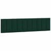 vidaXL Headboard Cushion "Hanko" Dark Green 200 cm Velvet