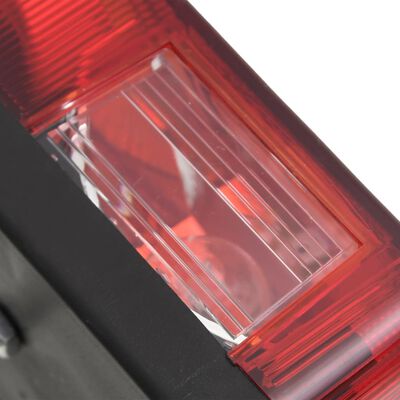 vidaXL Släpvagnsbelysning 2 st röd 23x6x13 cm 12V klassisk glödlampa