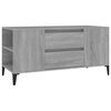 vidaXL Tv-b&auml;nk gr&aring; sonoma 102x44,5x50 cm konstruerat tr&auml;