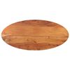 vidaXL Bordsskiva 110x50x3,8 cm oval massivt akaciatr&auml;