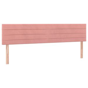 vidaXL S&auml;nggavlar rosa 160x5x78/88 cm sammet