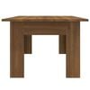 vidaXL Soffbord Brun ek 100x60x42 cm konstruerat tr&auml;