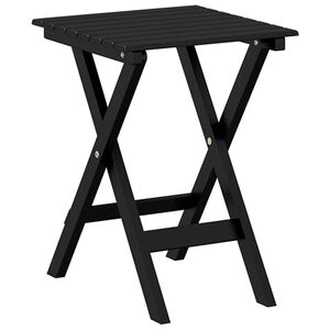 vidaXL Sidobord hopf&auml;llbar svart massivt poppeltr&auml;