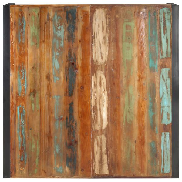 vidaXL Soffbord 120x120x40 cm massivt &aring;tervunnet tr&auml;