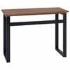 vidaXL Skrivbord Naturlig Massivt teaktr&auml; 100 x 45 x 75cm