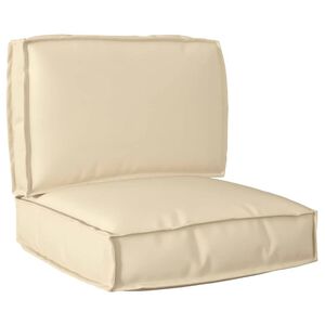 vidaXL Pallkuddset Oxford Tyg Beige 60 x 60 x 52 cm
