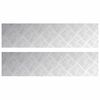 vidaXL Trappsteg 2 st 80 x 20 cm Silver Aluminium Rektangul&auml;r