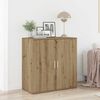 vidaXL Sideboard Artisan Ek 79 x 38 x 80 cm Konstruerat tr&auml;