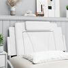 vidaXL Headboard Cushion "Viana" White 100 cm Faux Leather