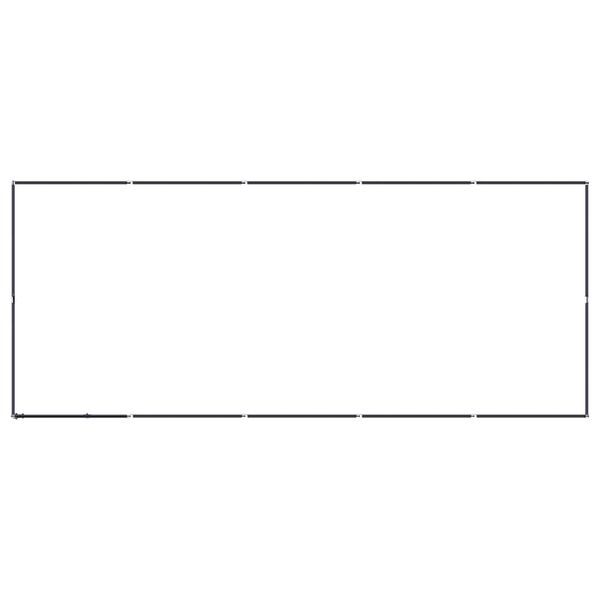 vidaXL Hundg&aring;rd f&ouml;r utomhusbruk st&aring;l 9,22 m&sup2;